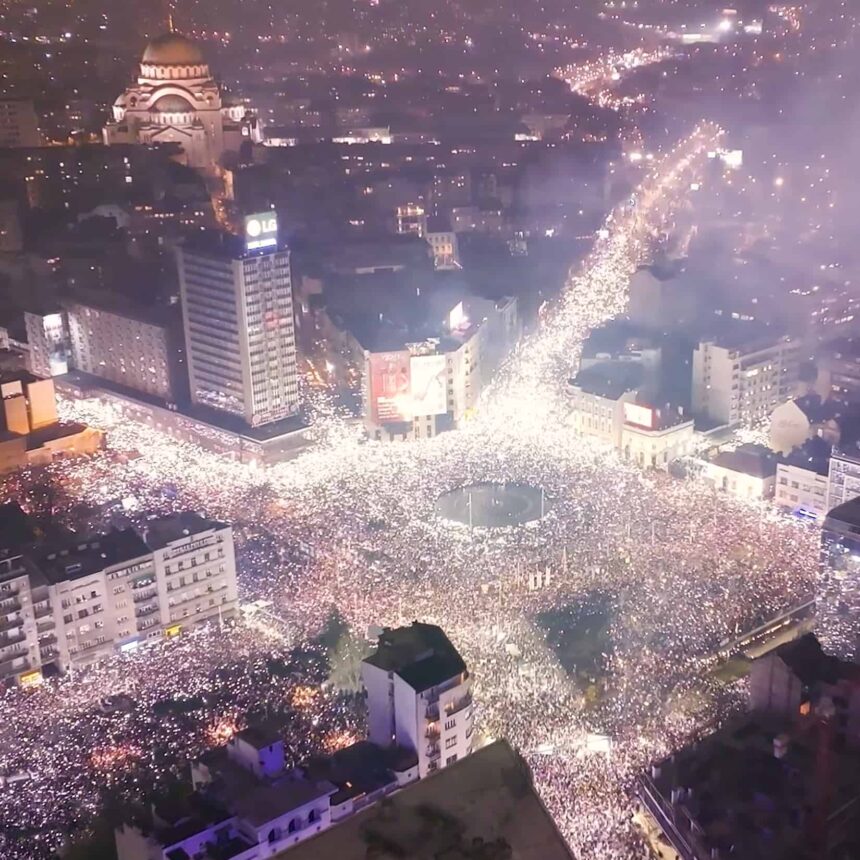 Godinu dana nakon velikog protesta održanog 15. marta 2025.