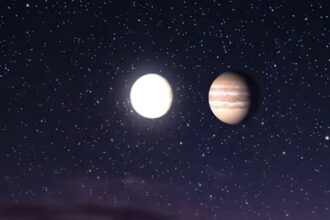 Venera, Jupiter, Merkur i Mesečev srp u istom delu neba