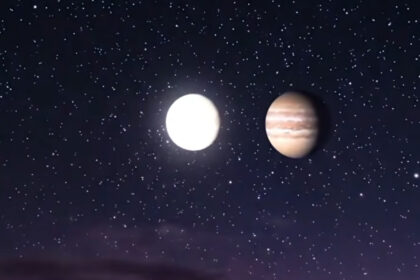 Venera, Jupiter, Merkur i Mesečev srp u istom delu neba